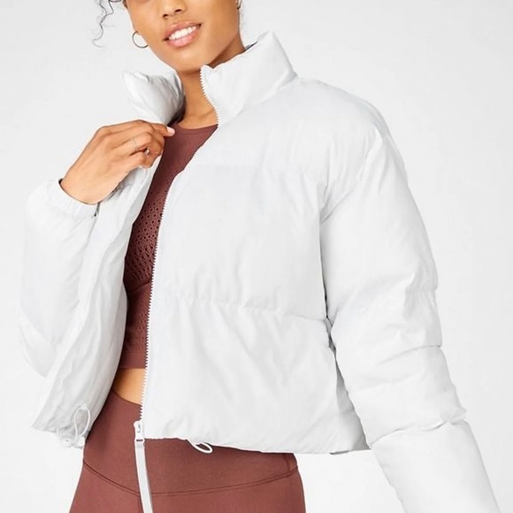 Fabletics Jackets & Blazers - Fabletics cropped puffer